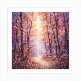 Path In The Woods Art Print