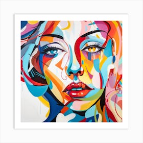 Portrait Of A Woman 14 Art Print