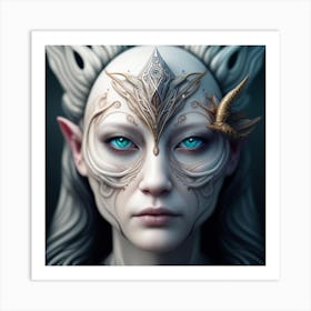 Elven Face Art Print