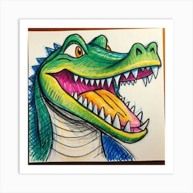 Alligator 10 Art Print