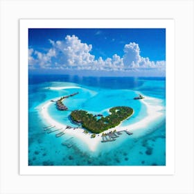 Leonardo Diffusion Xl This Is The Beautiful Beautiful Island O 0 Art Print