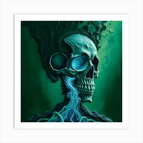 Skull Of The Sea Art Print