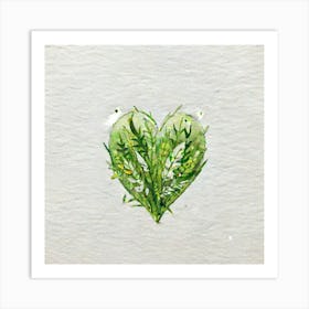 Heart Of Grass 6 Art Print