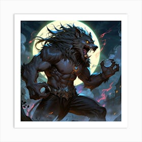 Werewolf 4 Art Print