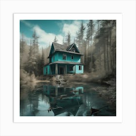 House In The Woods 1 Art Print