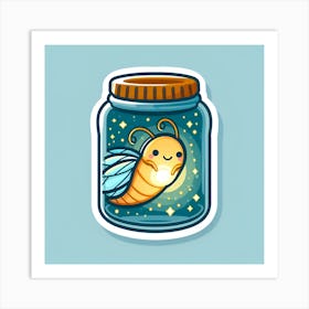 Kawaii Sticker Art Print