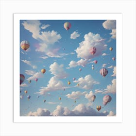 Whimsical Sky 1 Art Print