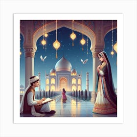Islamic Wedding 1 Art Print