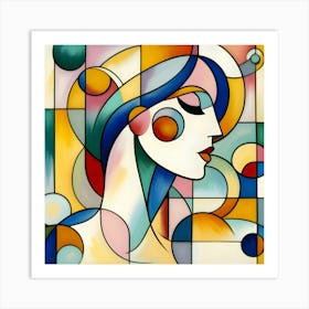 Abstract Of A Woman 23 Art Print