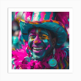 Carnival Dancer 1 Art Print