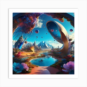 Dreamscape 1 Art Print