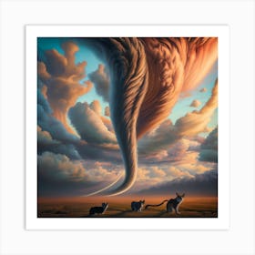 Tornadoes Art Print