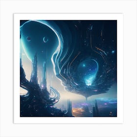 Spaceship 6 Art Print