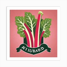 Rhubarb 141 Art Print