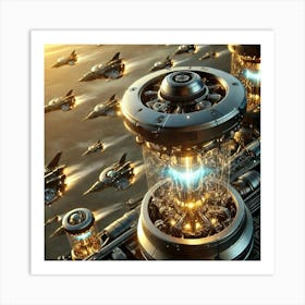 Energy Disruptors Converted Art Print