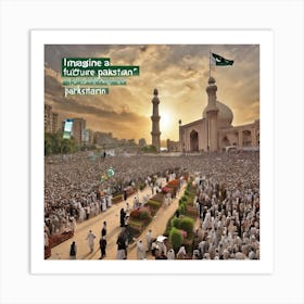 Imagine A Future Pakistan Art Print