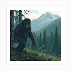 Bigfoot 1 Art Print