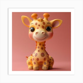 Giraffe 80 Art Print