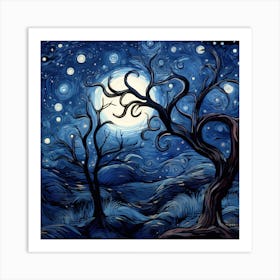 Starry Night 24 Art Print