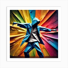 Origami Dancer 138 Art Print