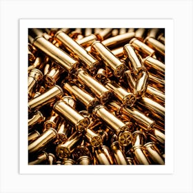 Gold Bullets Art Print