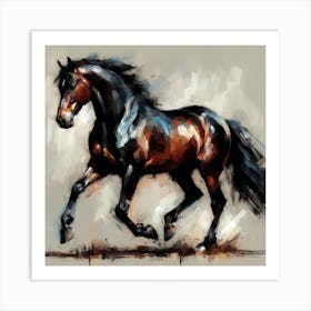 Horse Painting 3 Art Print