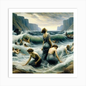 Mermaids 1 Art Print