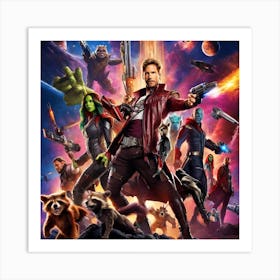 Guardians Of The Galaxy Vol 2 Art Print