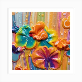 Colorful Abstract Painting Art Print