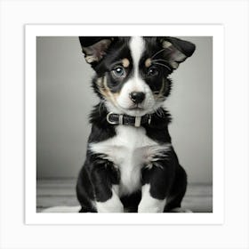 Puppy Portrait Art Print