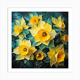 Daffodils 37 Art Print