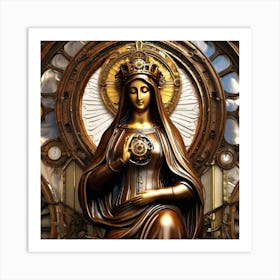 Steampunk Madonna Art Print