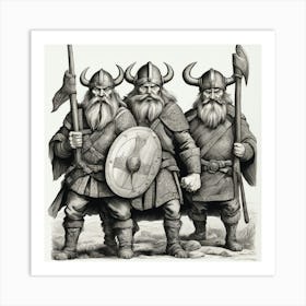 Vikings 1 Art Print