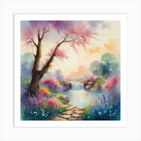 Cherry Blossoms Art Print