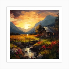 The Cottage Art Print