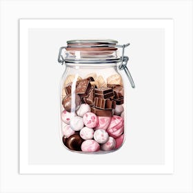 Jar Of Sweets 6 Art Print