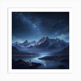 Landscape Wallpaper Art Print