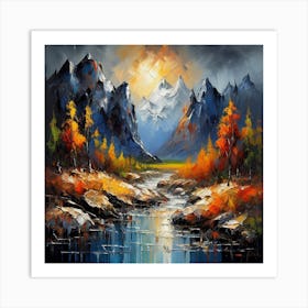 Mountain Landscape Art Print