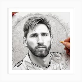 Lionel Messi Art Print