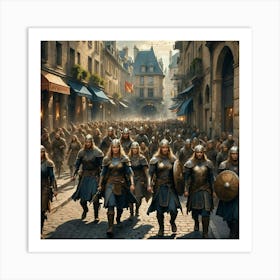 Viking Soldiers Art Print