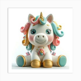 Unicorn Toy 9 Art Print