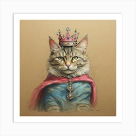 King Cat 15 Art Print