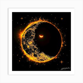 Eclipse Lunar - Lunar Astro Art Print