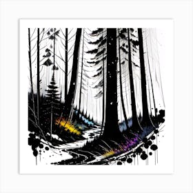 Forest Path 39 Art Print