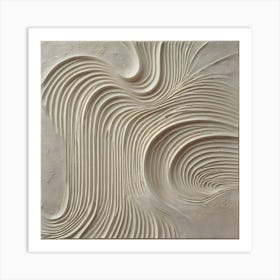 Wavy Lines 7 Art Print