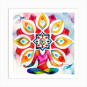 Yoga_2 Art Print