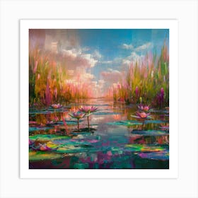 Water Lilies Art Print