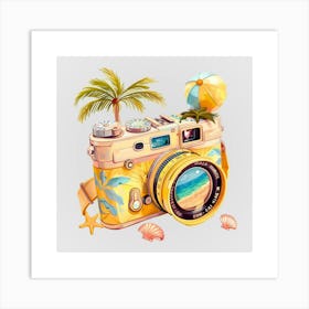 Watercolor Summer Photography 6 Art Print