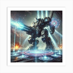 Starborn Titan Cosmic Energy Absorption Art Print