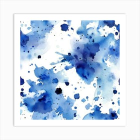 Watercolor Splatters 10 Art Print